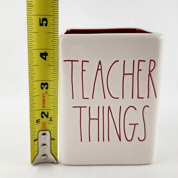 Rae  Dunn Artisan Pens Pencils Stationary Holder TEACHER THINGS - Picture 10 of 11